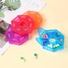 Compact Octagonal 7-Grid Transparent Pill Organizer - Dustproof, Portable, and Colorful