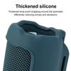 Silicone Case with Shoulder Strap Portable Travel Soft Cover Protective Skin Case for JBL FLIP 7 Bluetooth-compatible Speaker