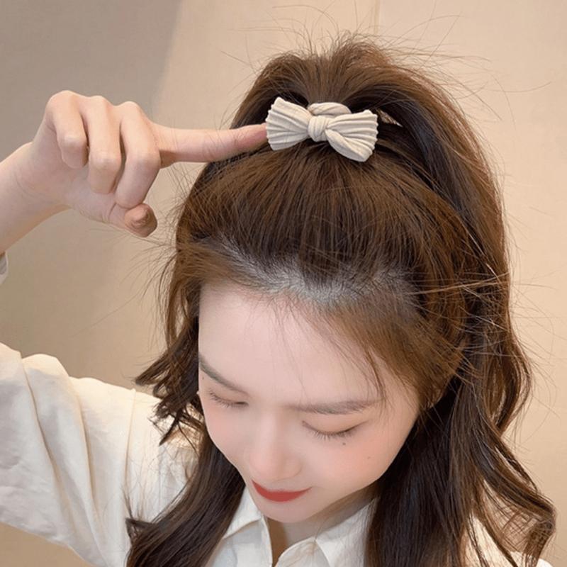 10 Stück Kaffeefarbene Schleife Haargummis, Lässige Minimalistische Tägliche Haaraccessoires Für Frauen, Herbst, Reisen, Haarwerkzeuge, Accessoires Frauen, Haarschmuck