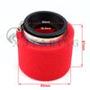 1 Pcs Motorcycle Straight Foam Air Filter 60mm Sponge Cleaner fit for Moped Scooter Dirt Pit Bike Motorbike Accessories Air Filters 7