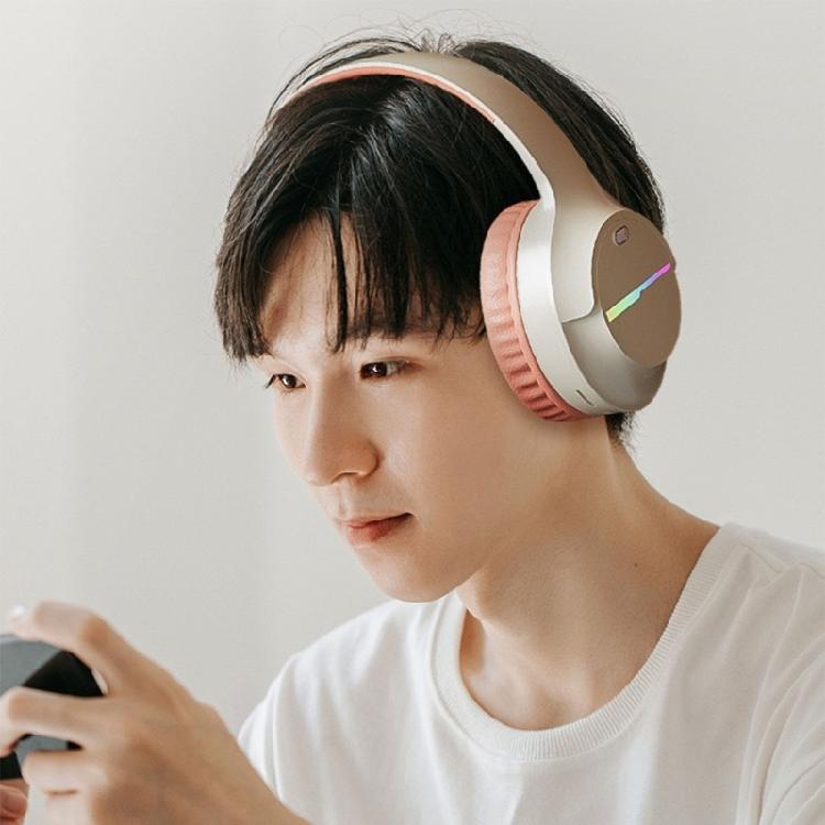 Gaming Headphones With 8H Battery Function Clear Auditory Wireless Foldable Earphones For Office Travel