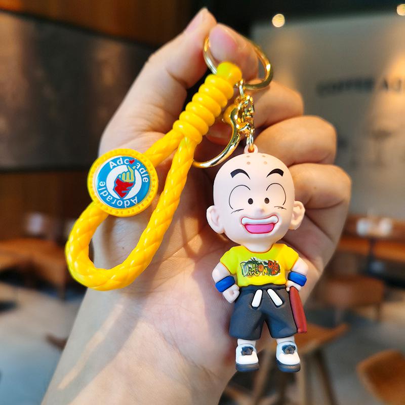 Monkey King Dragon Ball Woven Style Keychain Pendant - Anime Figure Accessory Individual Packaging