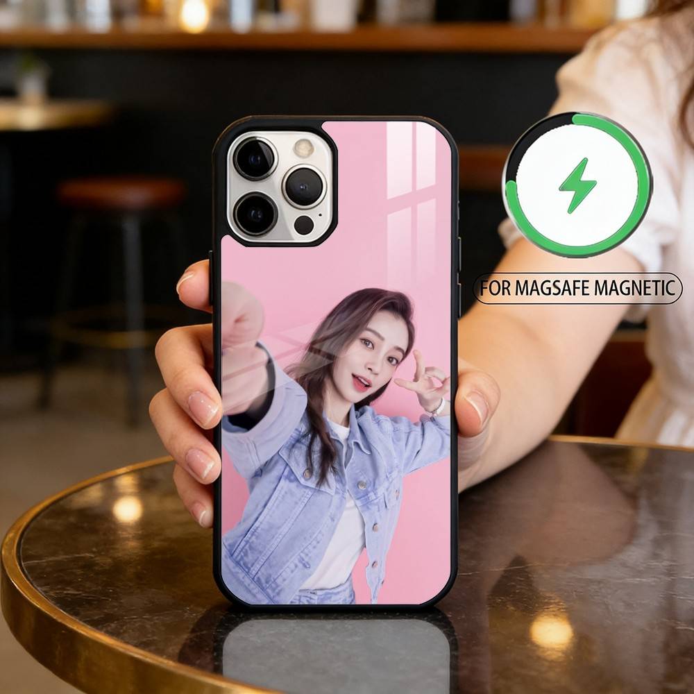 

Actress Angelababy Magnetic For Magsafe Wireless Charging Phone Case For iPhone17,16,15,14,13,12,11 Plus,Pro Max iPhone11PROMAX