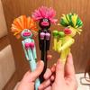 1pc Funny Exploding Hair Boxing Ballpoint Pen - Creative Knock Pen, 1.0mm Black Refill, Funny Birthday Gift
