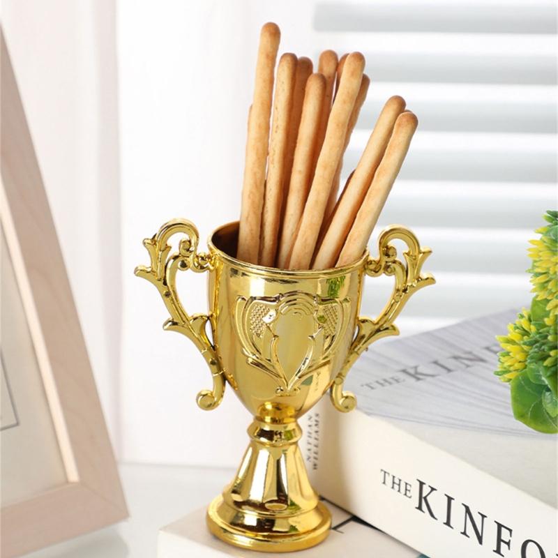 Trophies Cup Candy Box for Sports Wedding Birthday Cup Candy Jar Cookie Container Trophies Centerpieces 12PCS