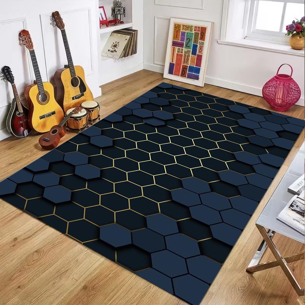

Stone Play Mat, E-Sport Rug, Gamer Rug, Gaming Rug, Game Rug Geometric Rug Play Room Neon Decor Rug Neon Look Rug Area Rug 40cm x 60cm