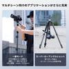 SmallRig Travel Tripod Camera Tripod Video Tripod Kit with Fluid Carbon Fiber Leveling Bowl Base and Center Ultralight Maximum Load for Travel