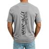 Men’s V Neck Short Sleeve T Shirt with 1776 Print Casual Loose Fit Top with Chest Pocket Suitable for Everyday Wear