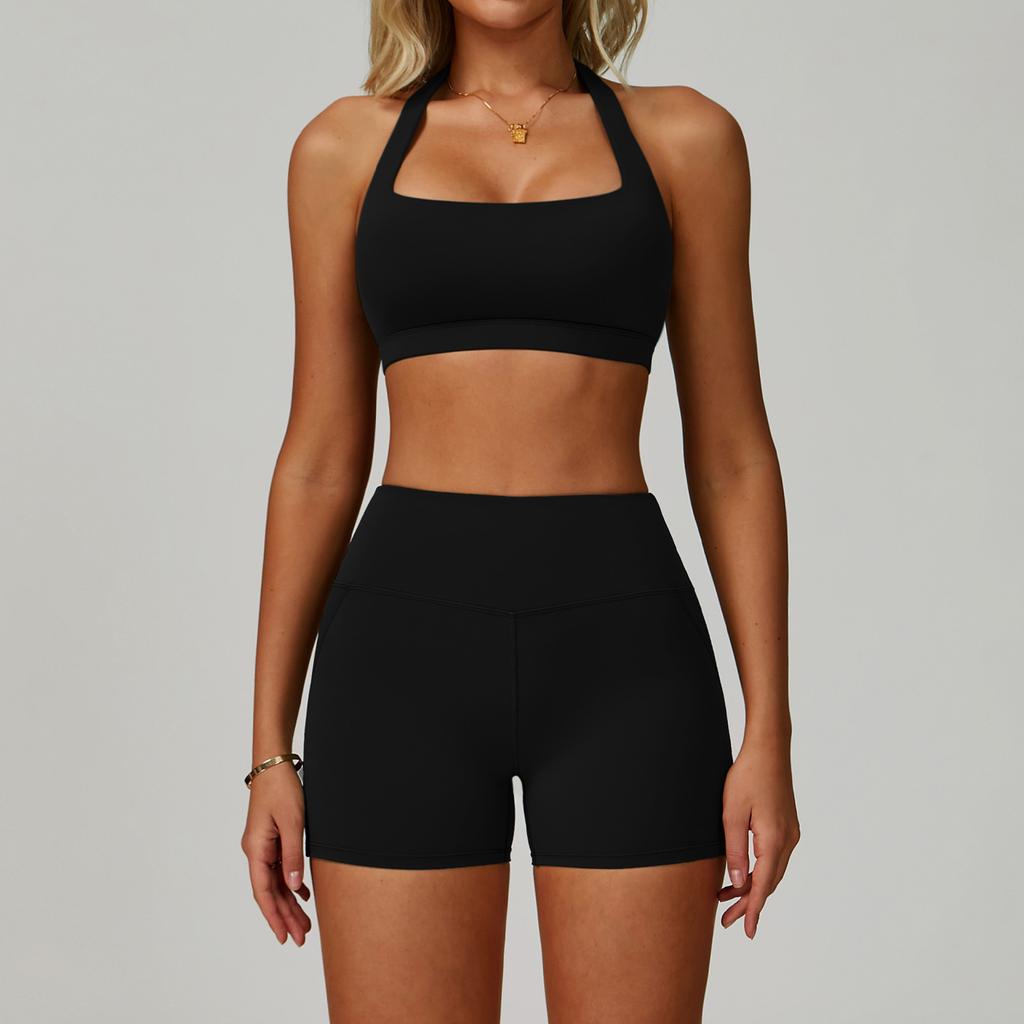 2 Piece Set Women's Tracksuit Fitness Clothes Yoga Sets Sportswear Workout Bra High Waist Leggings Set Gym Clothing Sports Suits