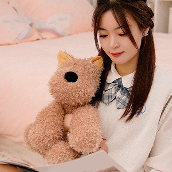 Cute Dog Sleeping Pillow Plush Toy Birthday Gift Soft Comfortable with Full PP Cotton Filling Doll for Boys Girls