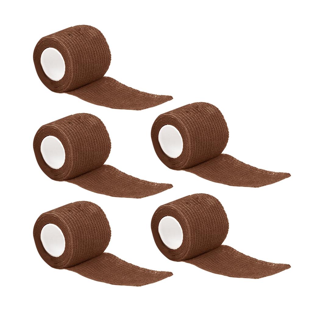 5 Pcs Self Adherent Bandage Wrap Breathable Cohesive Bandage Elastic Adhesive Tape for Stretch Athletic Sports Wrist