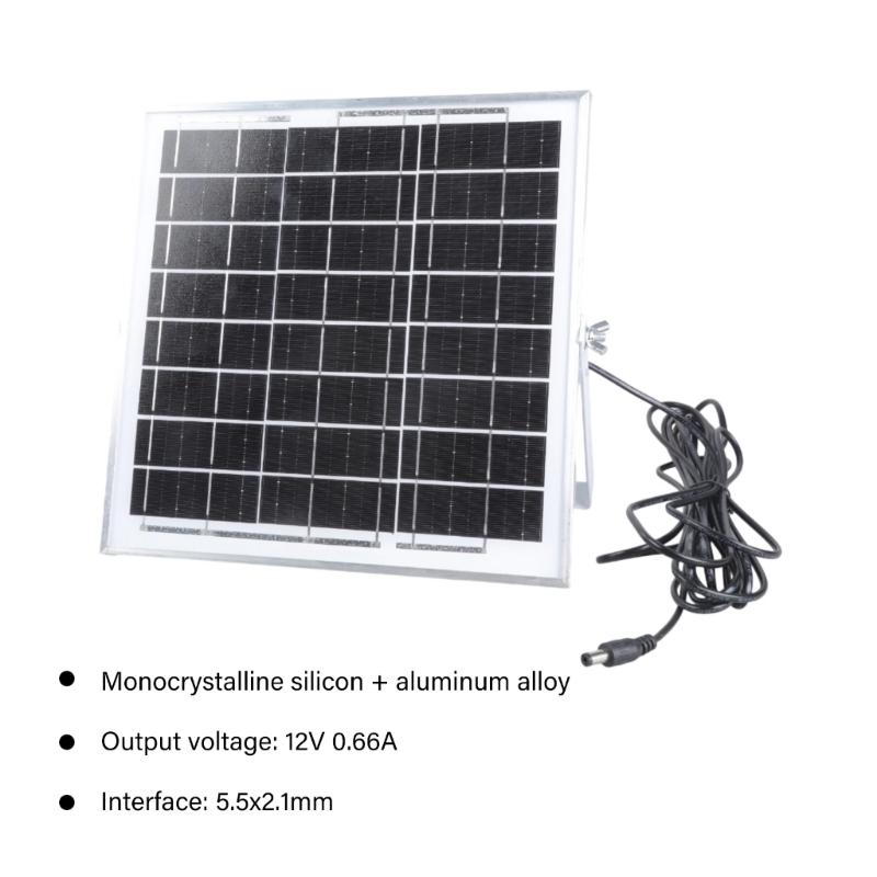 110mm Comprehensive Solar Fan Stainless Steel Construction Low Noise Ventilation Structure For Pet House Agricultural Sheds