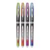 Flair Writometer Gel Pens Blue Ink Pack of 1 X 4PCS Stainless Steel Tip Smooth Writing for School Office Home