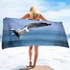 Plážová osuška Seagull, Plážová osuška z mikrovlákna Rychleschnoucí, Plážová osuška bez písku Superlehké osušky na bazén, kempování