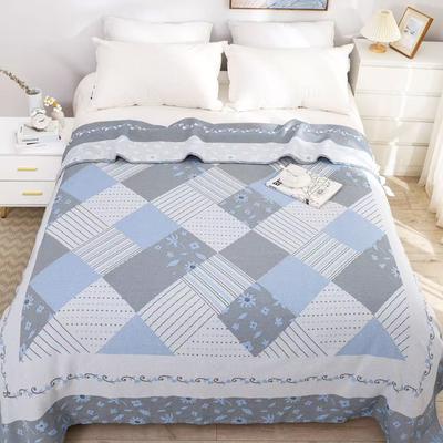 Cotton Gauze Tassel Edge Throw Blanket Towel Quilt Sofa Cover Blanket Single Double Air Conditioning Quilt Enlarged Thickened Cover Blanket