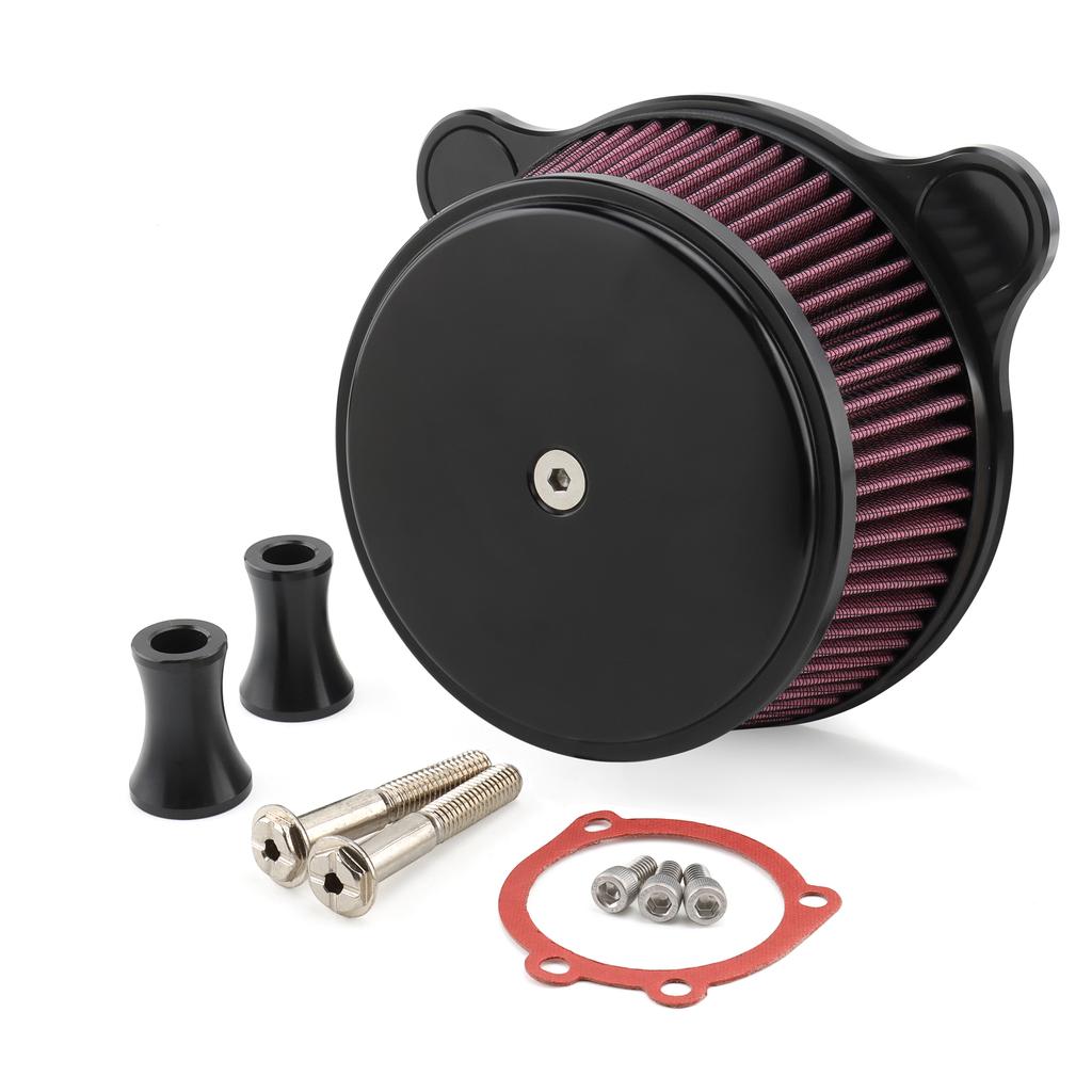 Motorcycle Air Cleaner Intake Filter Kit For Harley Touring Road King Electra Glide Dyna Street Bob Low Rider Softail Fat Boy