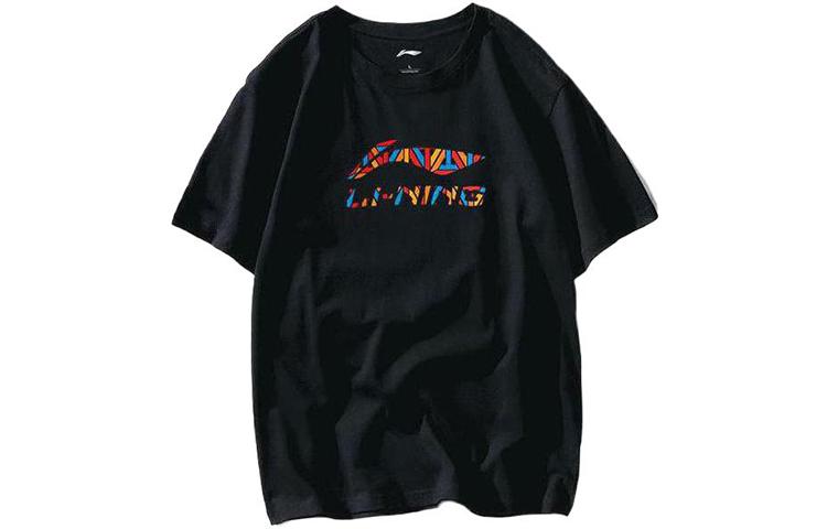 Li Ning SS22 T Shirt Unisex Standard Black AHSS847-2 L