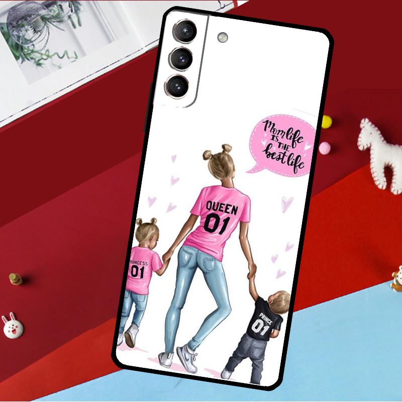SUPER MOM MUTTER MAMA SÜSSES BABY Hülle Für Samsung Galaxy S25 S24 S22 S23 Ultra Plus S20 S21 FE S9 S10 S25 FE Handyhülle