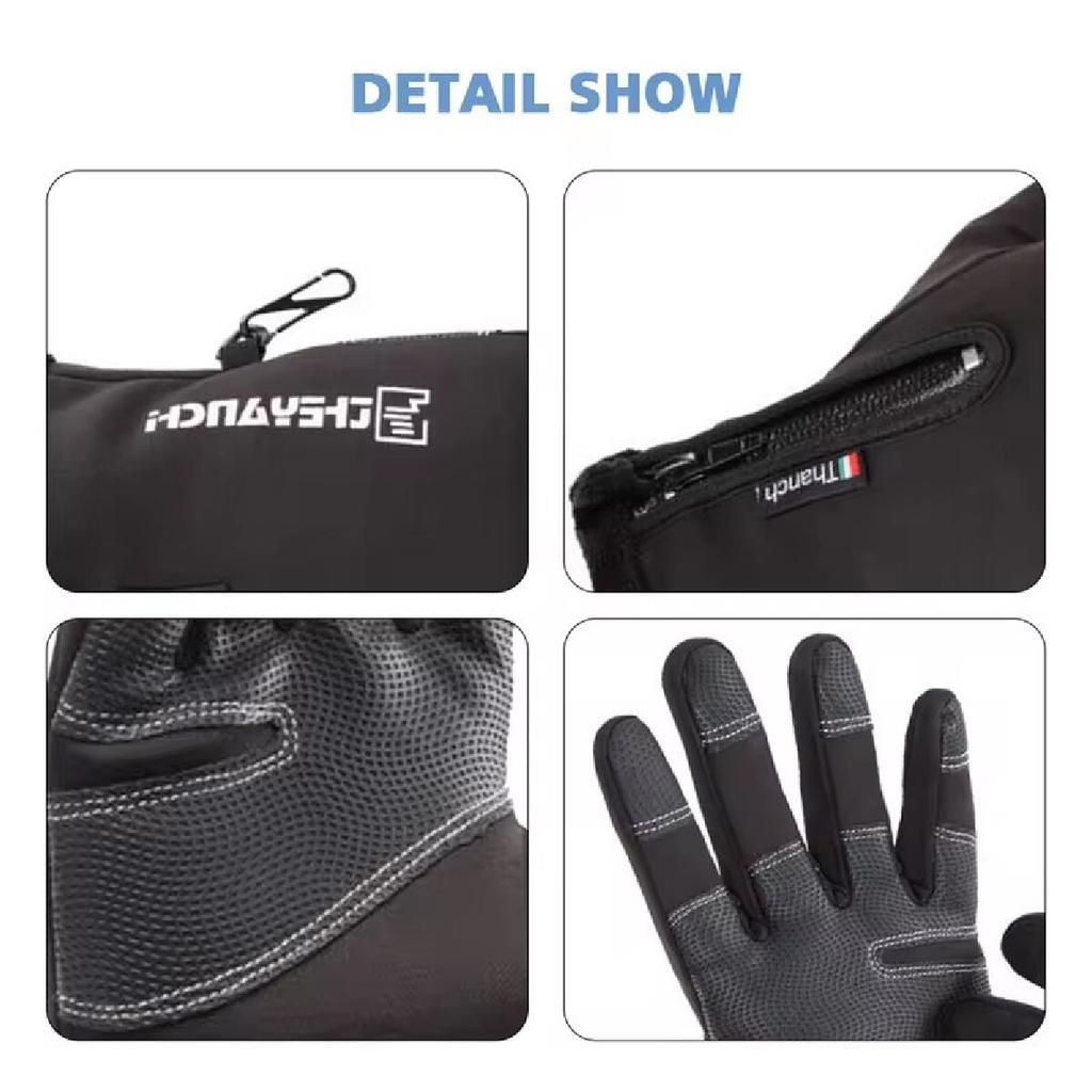 Winterhandschuhe, wasserdicht, Thermo-Touchscreen, Thermo-Winddicht, warme Handschuhe, kaltes Wetter, Laufsport, Wandern, Skihandschuhe