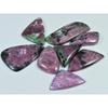 251Cts.. Natural Ruby Zoisite Fancy Cabochon Loose Gemstone 08Pcs Lot C-501