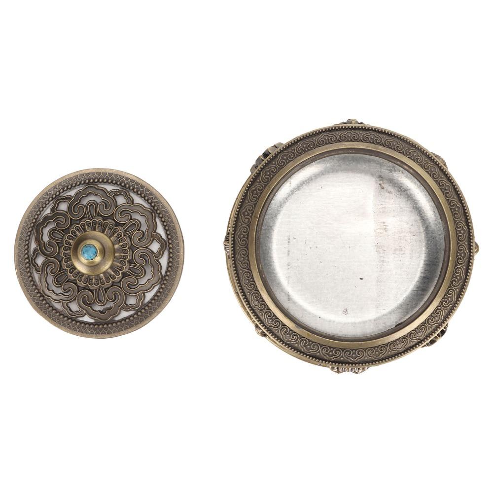 2pcs Zinc Alloy Incense Cone Holder Bronze Lotus Incense Bowl Metal Incense Burner For Tea Ceremony