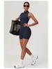 Women's Spring High-Intensity Sports Yoga Bodysuit - Beautiful Back, Hip-Lifting, Tight-Fitting with Zipper