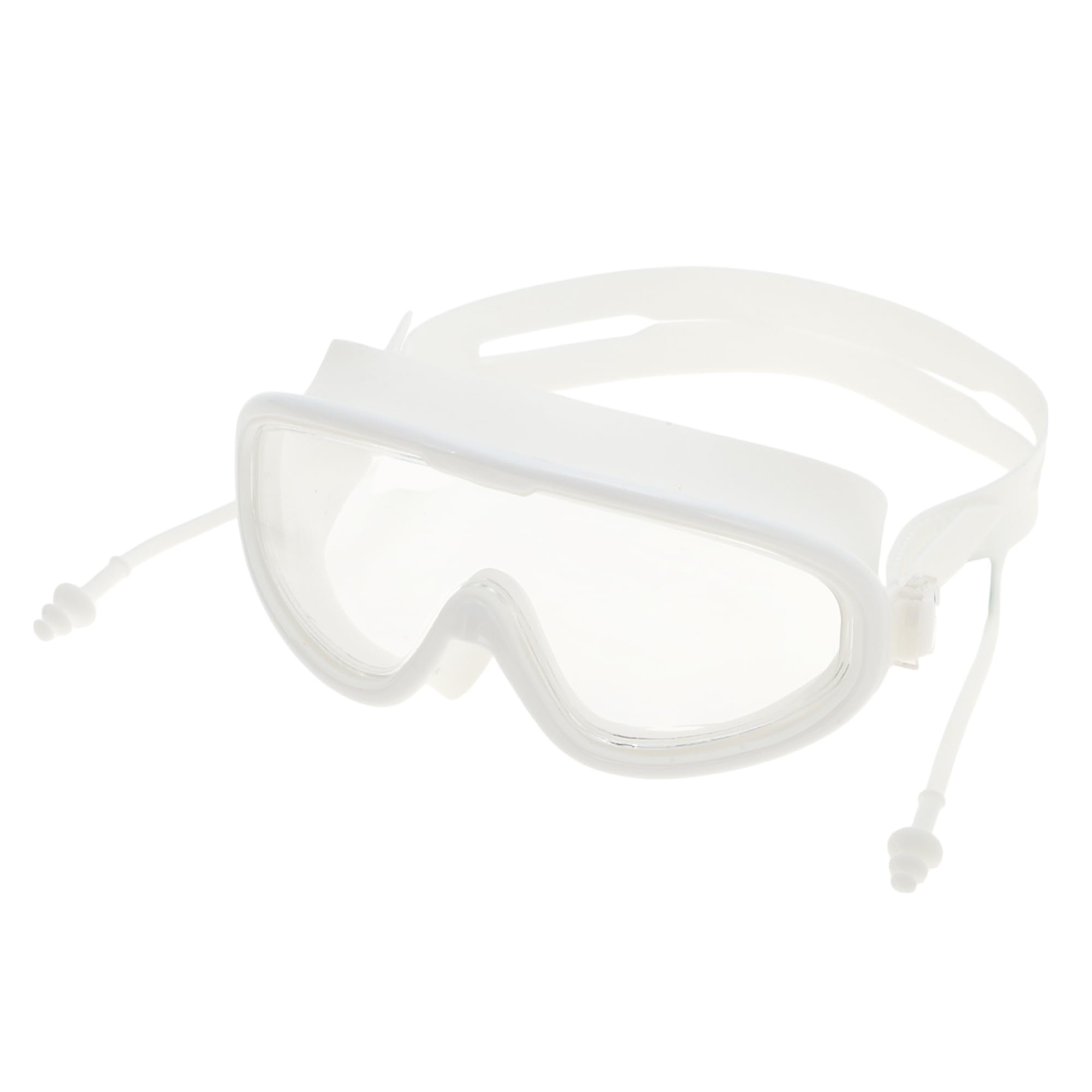 

CAPASTEC Swimming Adult Underwater Swimming One Size Fits White Goggles, Glasses, Anti-Fog Goggles, Unisex, All, белый