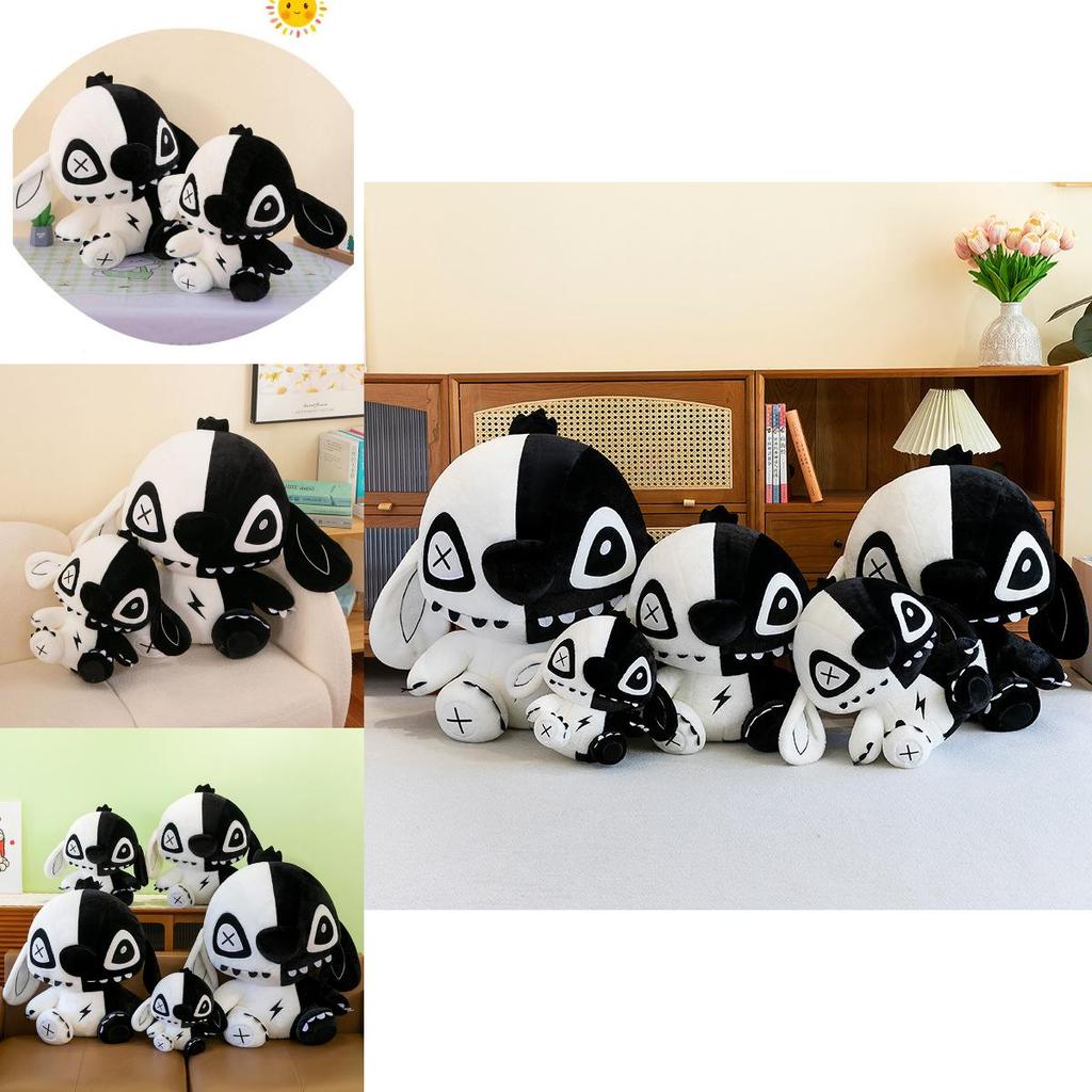 Adorable Dark Ghost Plush Pillow Toy Perfect For Children As A Trendy Gift