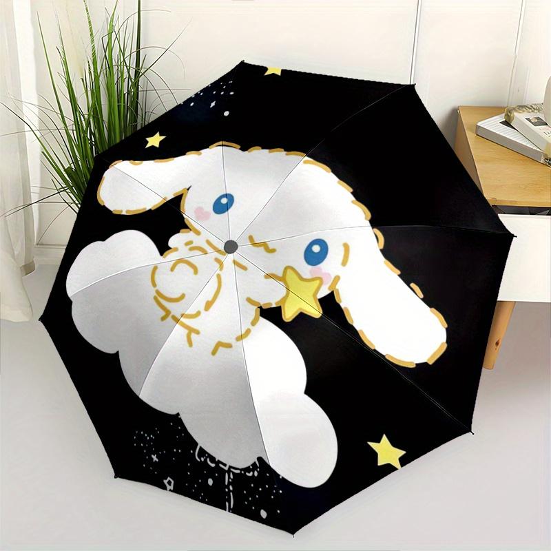 1pc Cinnamoroll Ideas Automatic Folding Umbrella - 3 Folding Design, Vivid Cartoon Pattern, Suitable for Outdoor Activities, A Gift for Fans In All Se