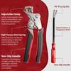 Professional Automotive Clip Pliers Set Includes 2 Metal Fastener Extractors Upgrades for Door Panel & Decorations