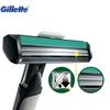 Gillette להב גילוח Gillette VECTOR סכין גילוח 2 שכבות 8 לגברים הסרת זקן מכונת גילוח סכיני גילוח 5 להבים/8 להבים