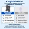 1Pair Breathable Graphene Knee Pads Non-Slip Knee Protective Cover  for Middle-aged and Elderly
