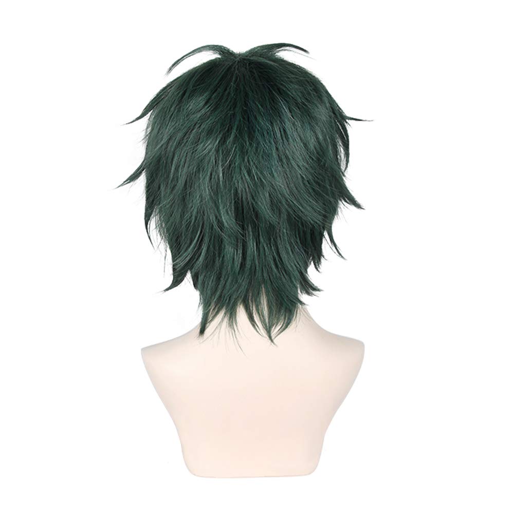 Heat-resistant cosplay wig, "Second Castle" velvet, cool short hair, cosplay wig, perfect for parties and disguises, plus a bonus net