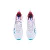 Li Ning YuShuai 15 Comfortable Cushioning Slip Resistant Abrasion Resistant High top Basketball Shoes Men's White Blue ABAR043-51