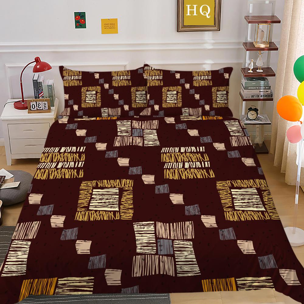 Bohemian Printed Duvet Cover Set Double Size Microfiber Bedspreads Design High Ranking Home Bedclothes