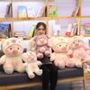 Cute Pig Plush Pillow Soft Hugging Stuffed Animal for Sleep Stress Relief Soothing Companion Birthday Holiday Gift Doll