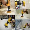 Elektrischer Bohrbürstenaufsatz Set Power Scrubber Bürste Autopolierer Küchen-Badezimmer Reinigungsset Toilettenreinigungswerkzeuge