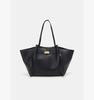 Fashion Large Capacity Trapeze Women Shoulder Bags Designer Metal Lock Handbags High-Quality Pu Leather Big Tote Commute Bag