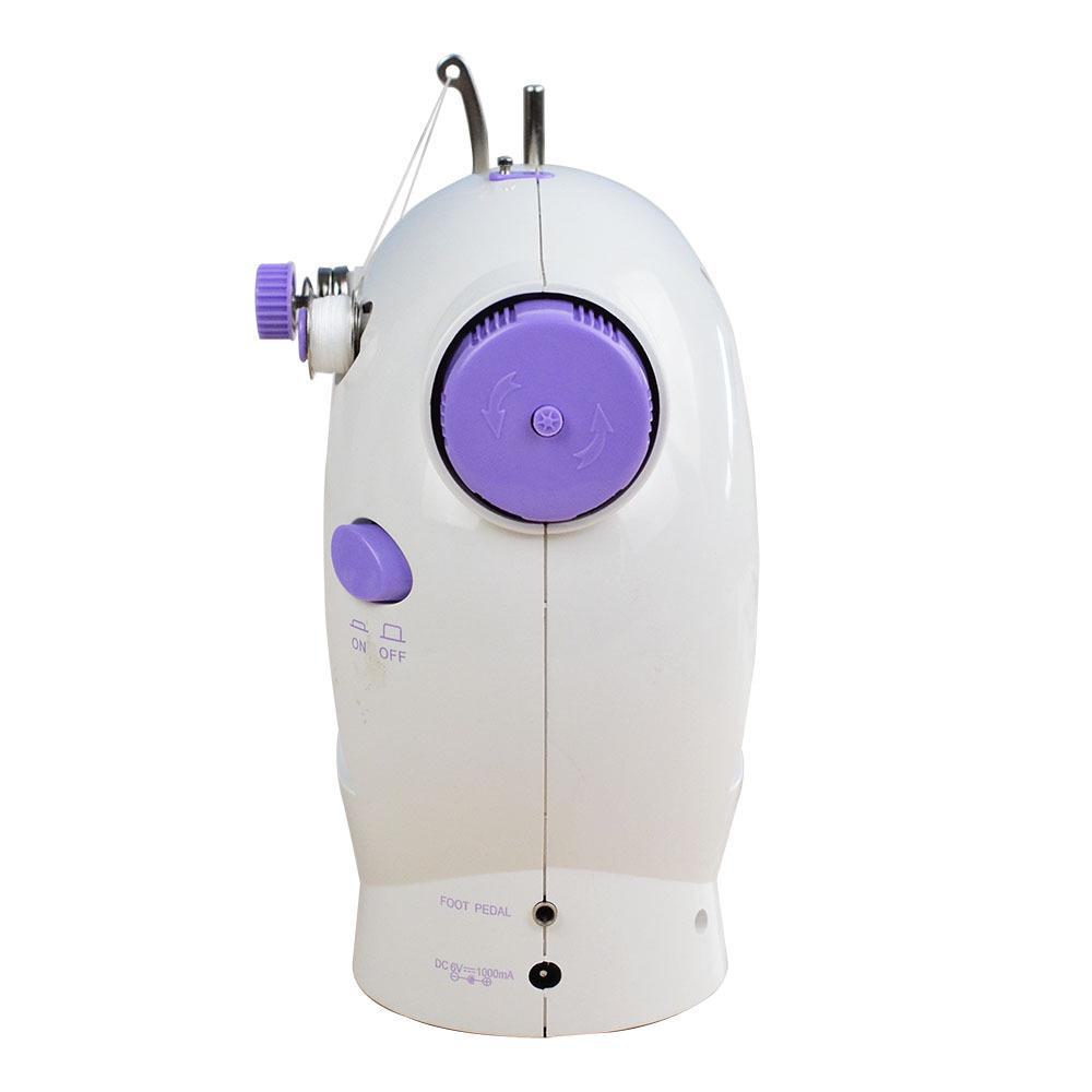 Jiayi 202 Mini Máquina de Costura Elétrica de Mesa com Luz e Cortador de Linha, 1KG
