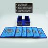 Wooden Drink Coaster Set With Decorative Holder Home Décor Tabletop Rajasthani Elephant Coasters For Tea Coffee Mugs Cup Beer Cans Bar Glass-Set of 6