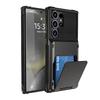 180°Flip Wallet Card Slot Hard PC+Soft TPU Phone Case For Samsung S25 Ultra Edge S23 S20 S21 S22 S24 Ultra Plus FE Bumper Cover