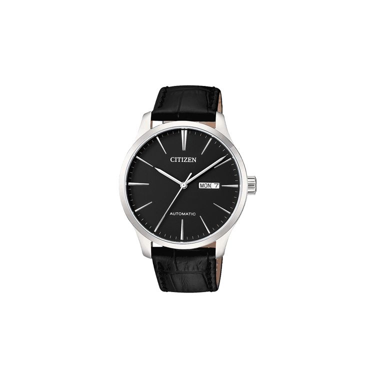 

Citizen Classic Mechanical Simple Waterproof Black Dial Mechanical Movement Leather Strap Watch Men watches NH8350-08EB Regular Watch Box