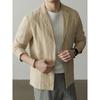 Hengyuanxiang Men's Linen Blend Casual Blazer