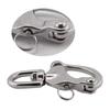 Swivel Eye Snap Shackle Quick Release Bail Rigging Sailing Boat Marine 316 Stainless Steel Fixed Snap Anchor Shackle Rigging
