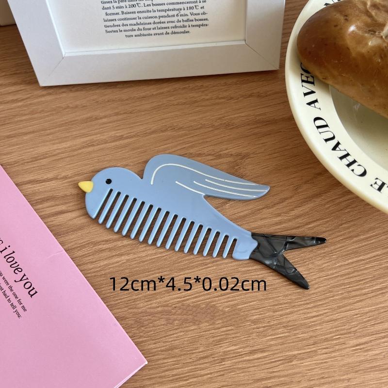 1PC Cute Creative Cartoon Anti-static Acetate Hair Comb Lovely Hair Care Hairdressing Combs Head Massage Hairbrush Tool Accessor