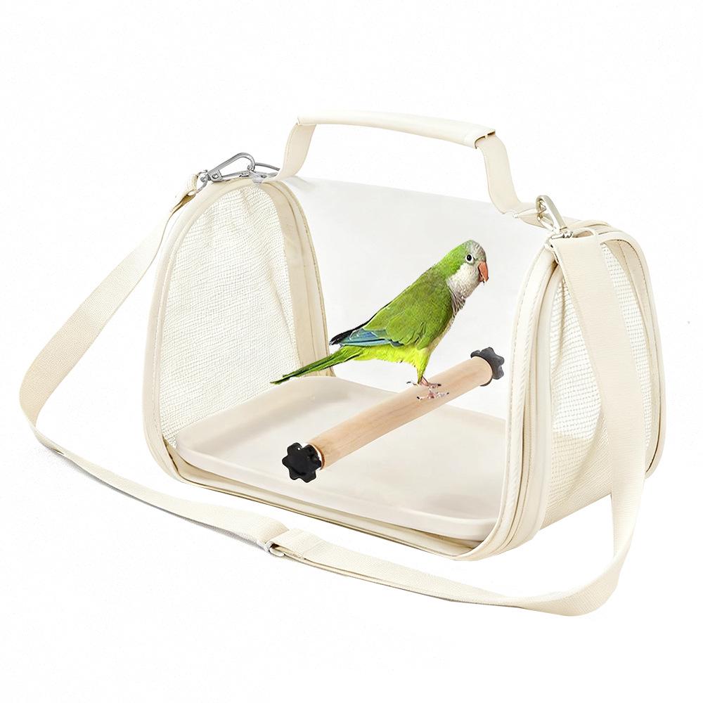 Portable Oxford Cloth Bird Travel Bag for Small Pets - Ideal for Parrots, Pigeons, and Sun Birds