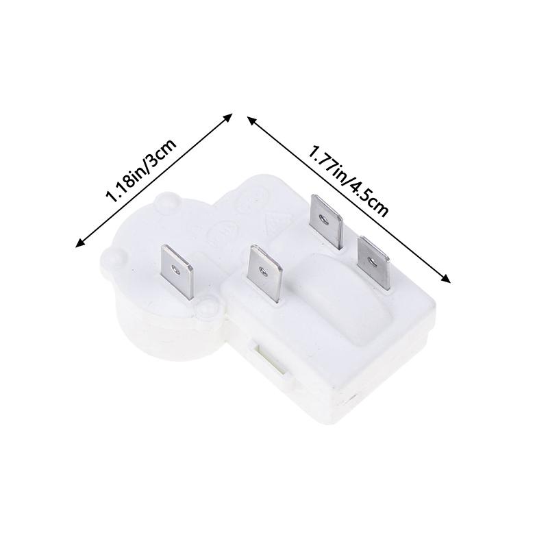 2/4Pins Refrigerator Compressor Ptc Starter Relay Overload Protector Zhb45-105P15/Zhb65-120P15 Refrigerators Beu Power Tools