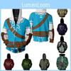 Spiel The Legend Of Zelda Cosplay Hoodie 3d Reißverschluss Sweatshirt Jacke Für Ultimativen Komfort