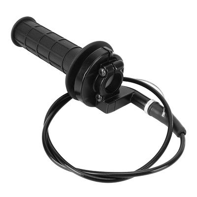 Puños de Motocicleta de 7/8" 22mm Acelerador Universal y Juego de Cables Accesorios para Manillar de Moto