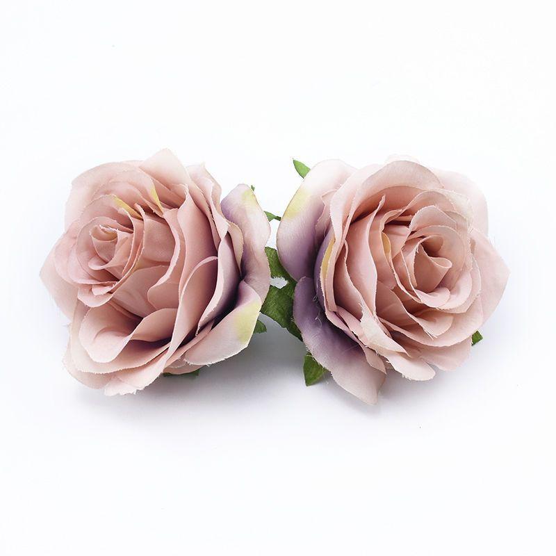 50/100pcs Artificial Flowers Silk Roses Home Outdoor garden Wedding wall Christmas Decoration High Quality Festival Diy gift box
